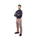 PANTALON CARGO HOMME BEIGE