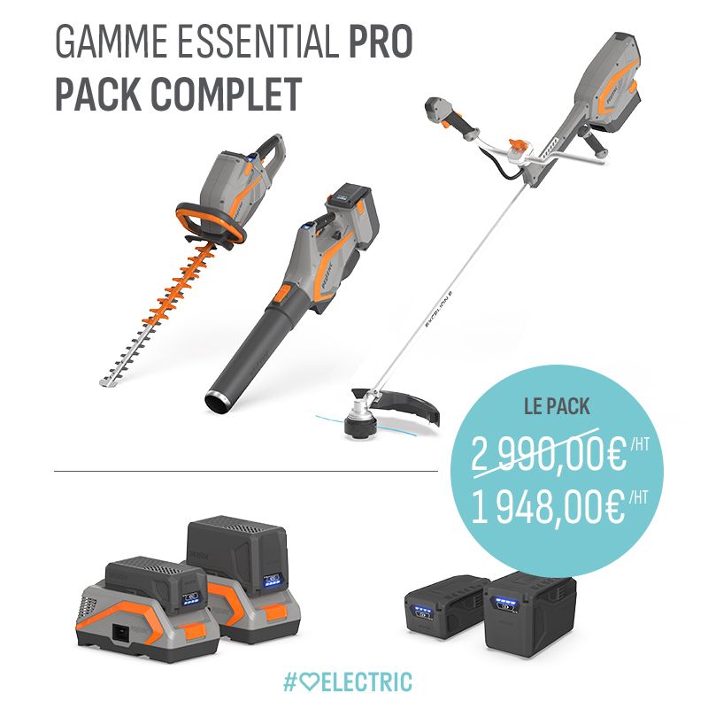 LE PACK DES ESSENTIELS + 3 Batteries E OFFERTES