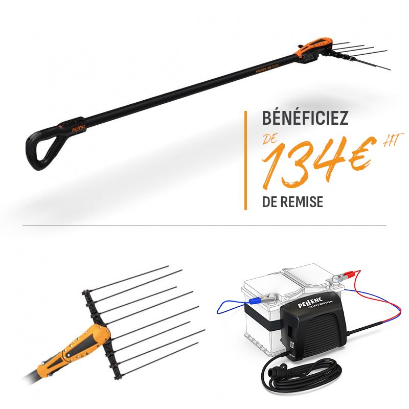 OFFRE PACK POWER 48 P230 + TETE DUO + CONVERTISSEUR