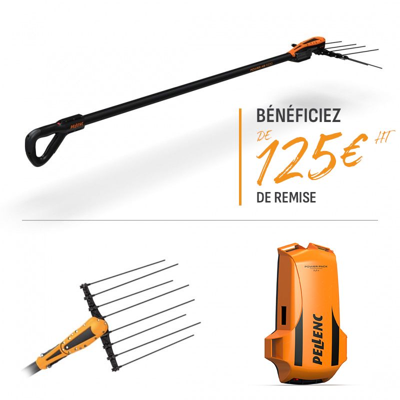 OFFRE PACK POWER 48 P230 + TETE SOLO + BATTERIE POWER PACK M+