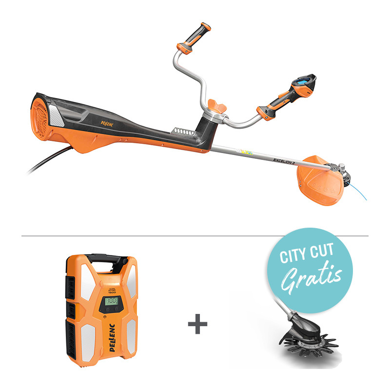 AANBIEDING EXCELION 2DH-PAKKET + ACCU 1500 + GRATIS CITY CUT-KOP